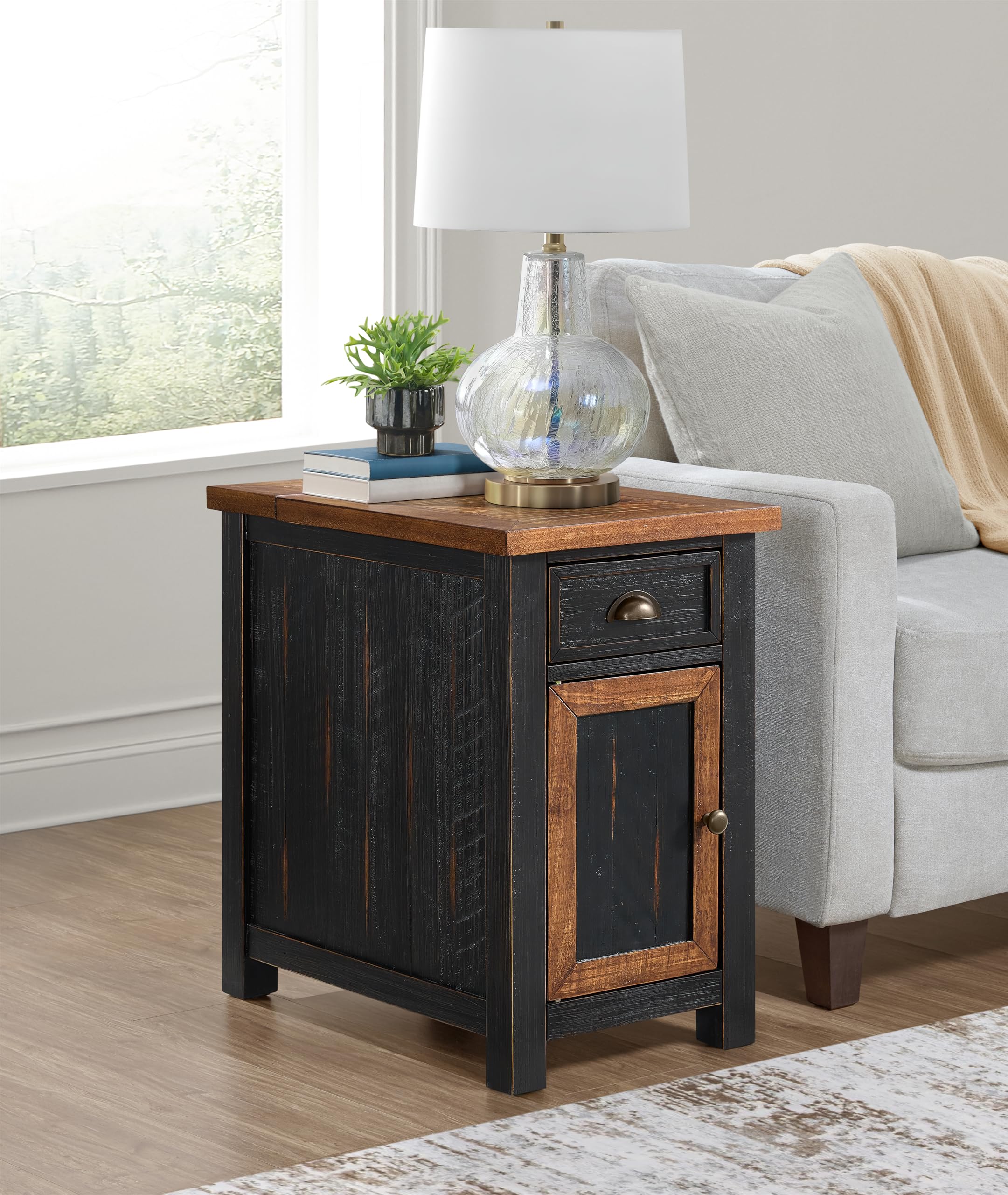 Amazon.com: Martin Svensson Home Monterey Chairside Table - Rustic